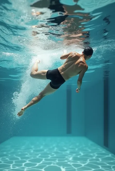 Kicks and rotates just below the surface of the water. Although the kicking represents only 10 to 15 % of the power in your stroke, Still it is an important part of your freestyle technique. Keep your hips close to the surface of the water and do a series ...