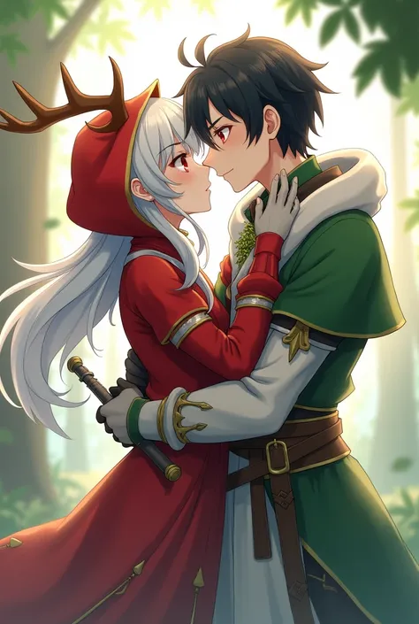 2people, kissing, genshin impact style
1girl, genshin impact, red clothes, hoodie, cryo, white hair, red eyes, herbs, healer, small reindeer horns
1boy, genshin impact, green clothes, white clothes, brown eyes, dark hair, mechanic, dendro, gloves, glasses ...