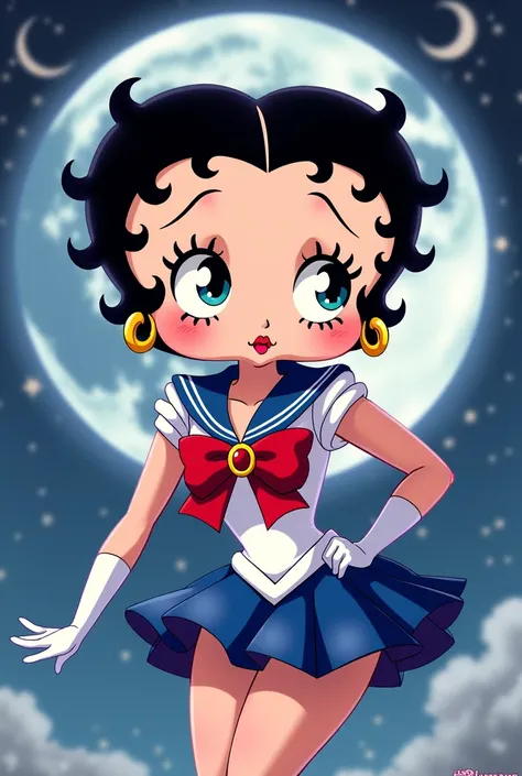 Bettyboop, Sailor Moon，moon