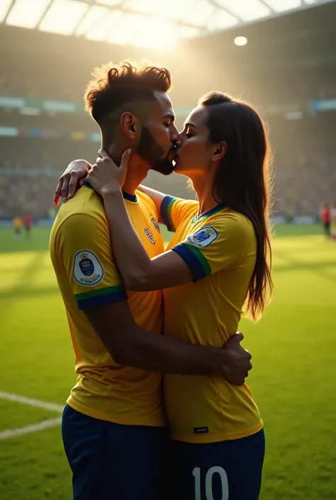 neymar with bellingham kissing