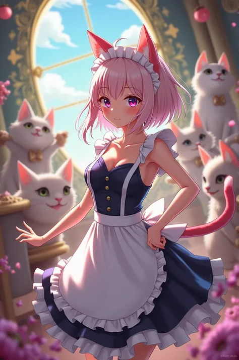 Anime cat gurl maid harem 1 or more