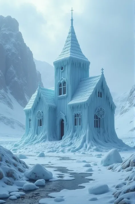 Frozen house 
