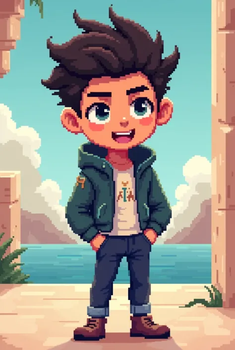 create a 2d avatar pixelado