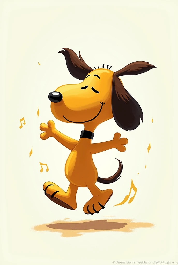 a dancing snoopy