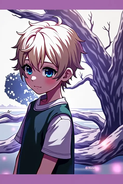 Copy image, Dark Blonder Hair, blue eyes, boy