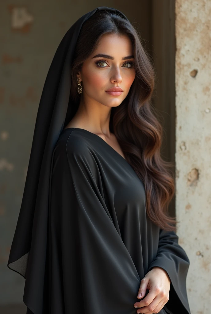 Beautiful, 26 years age, Arab, Hijab, dark brown, attractive, sexy, abaya, long hairs