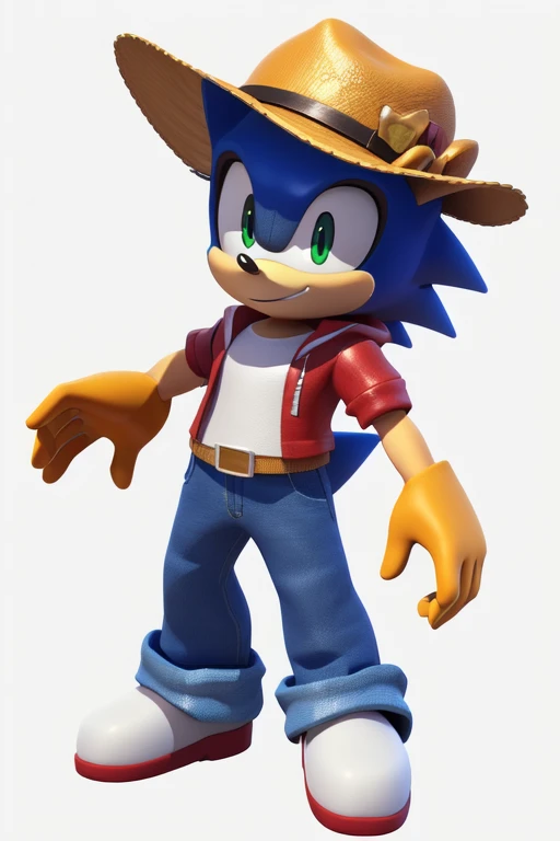 a close up of a cartoon character wearing a hat and jeans, cute 3 d render, cute cartoon character, 3 d character, 3d character, small character. unreal engine 5, 3 d character art, animation character, 3 d character render, 3 d render stylized, cute chara...