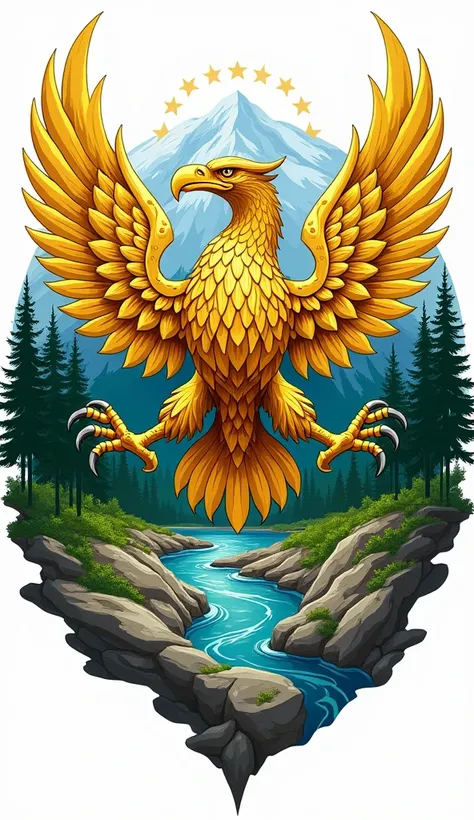 Create the coat of arms of the General Directorate of the Siberian Republic