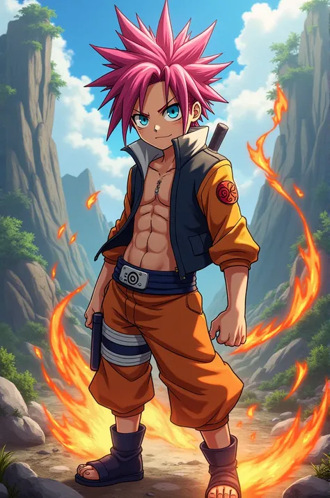 Natsu and Naruto combined