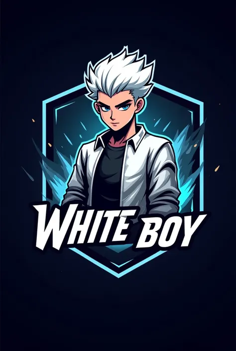 Generate gaming logo name is Whitey Boy 