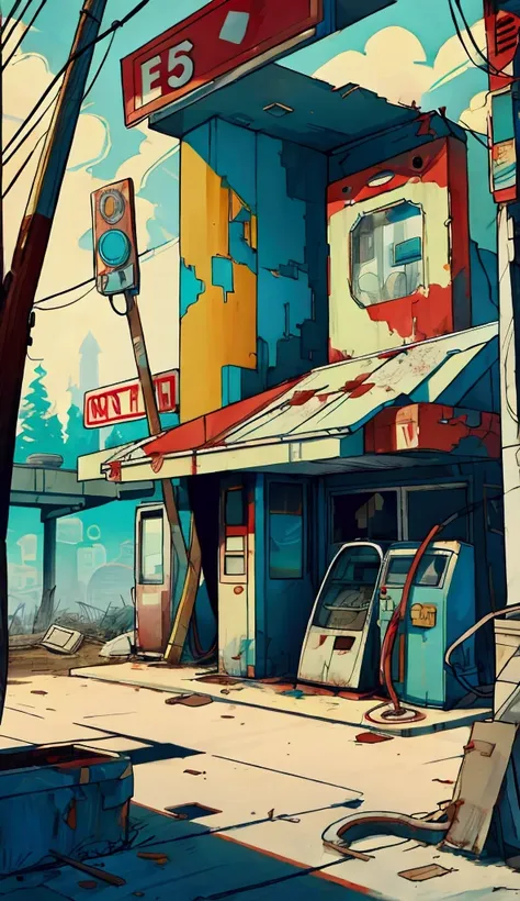 abandoned gas station