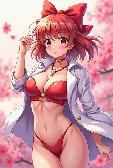 Sakura Card Captor, full nude,  full body portrait, hot version, hentai, extra big breast, oppai stile, view nipples
