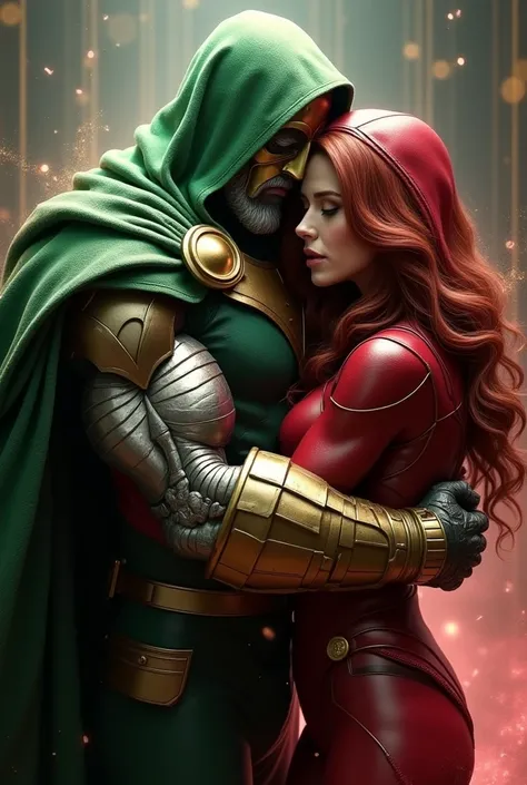 Doctor doom hug scarlet witch 