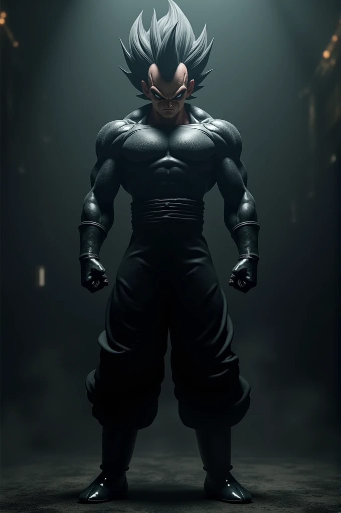 Vegeta in black clothes