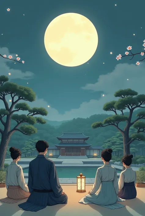 Japanese Moon Viewing