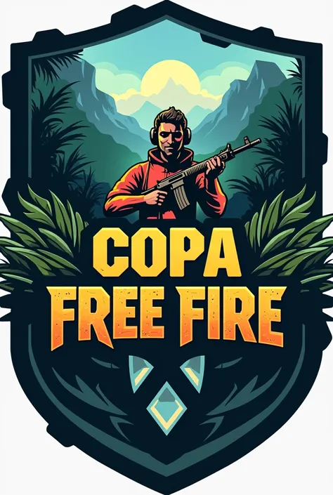 Create a logo with the name Copa Carauari de Free Fire