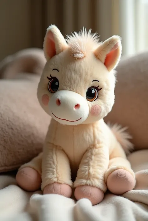 A stuffed horse 