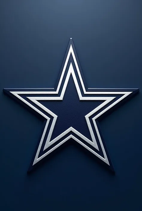 Barbie logo with Dallas cowboys colors