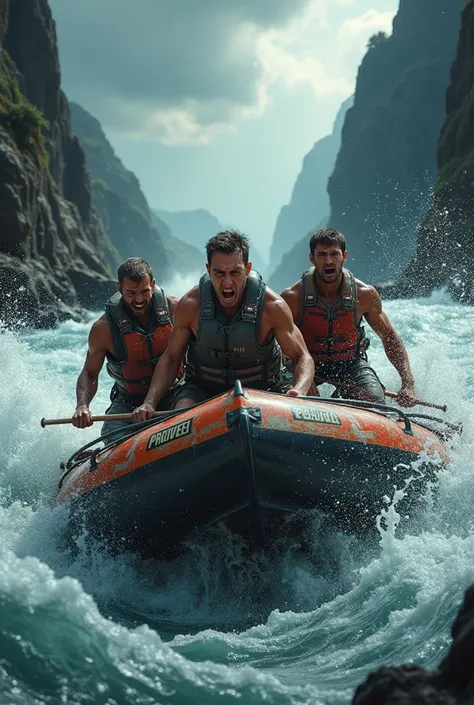 3 Men Rafting SCARED