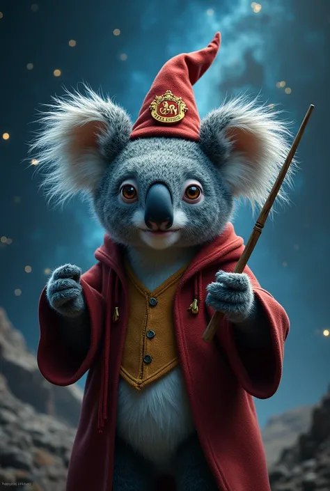 KOALA CELESTE DRESSED AS HARRY POTTER