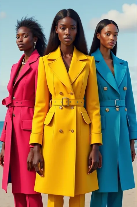 3 unique color coat for a promotion