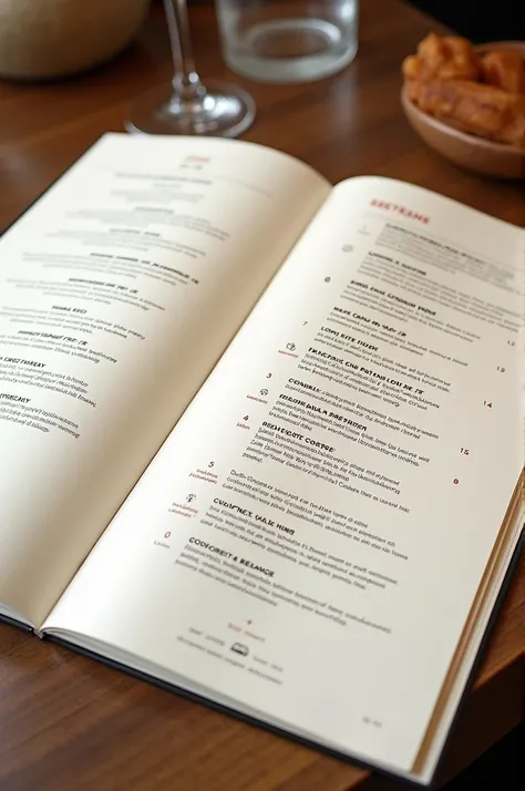 Create a menu design