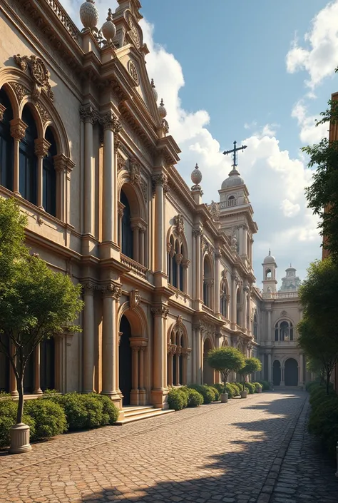 Universities of São Paulo in the 15th century with Renaissance architecture