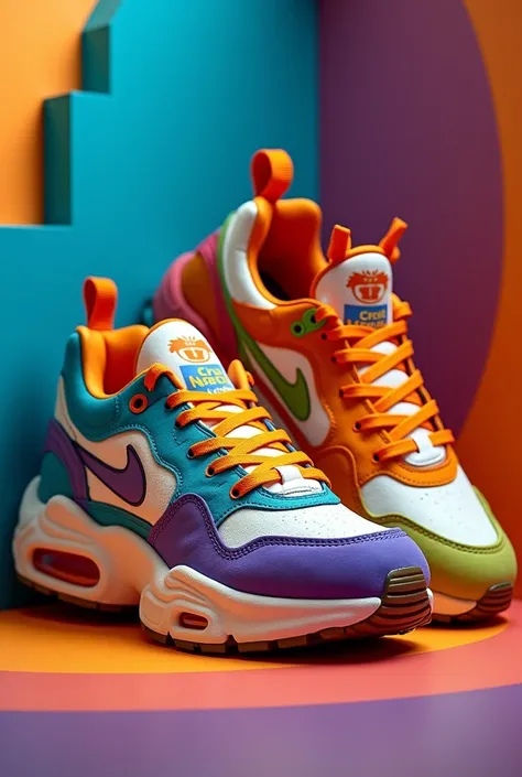 zapatos nike con logo de crash bandicoot