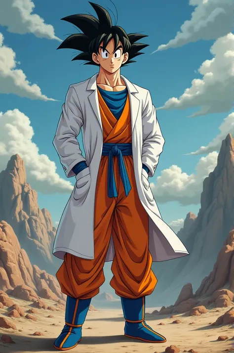 Dragon Ball Z dressed as doctors