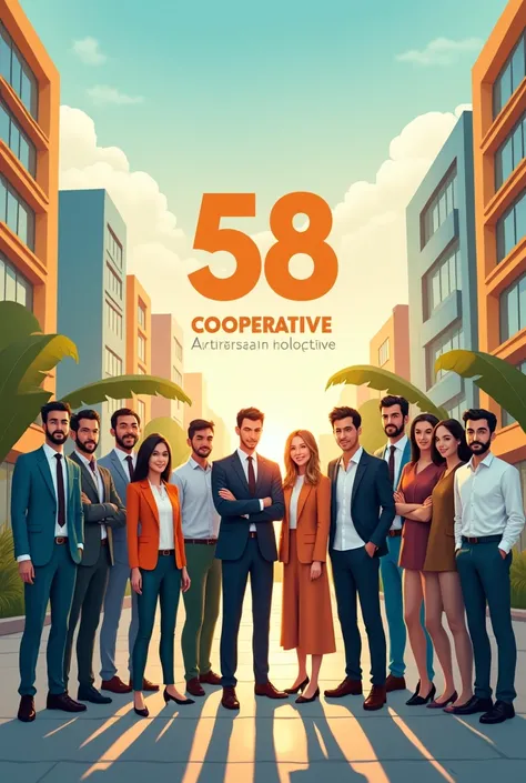 58th anniversary image of a Cooperative