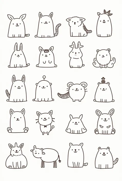 Funny Animal LINE Stamps