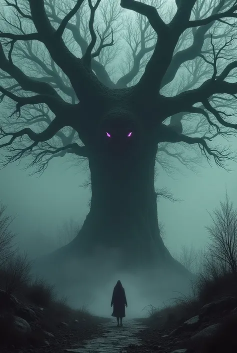 The tree speaks in a deep, sinister voice, "This place is born of your fear. Escape is not easy."