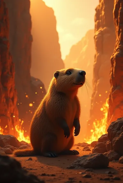 CANION,capybara,fire
