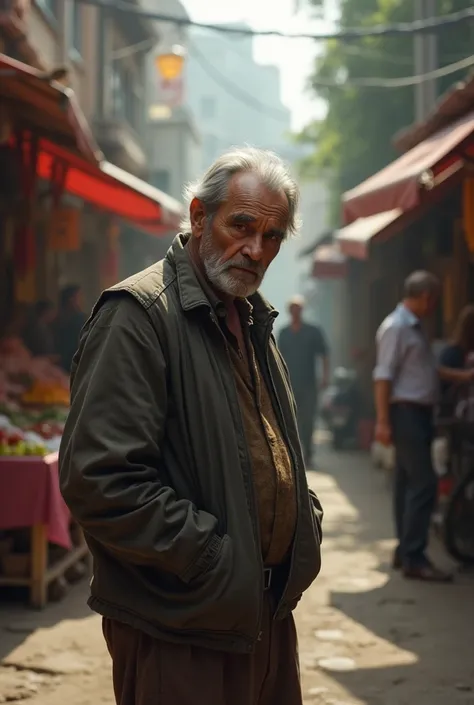 Ali saw a sad old man in. the market