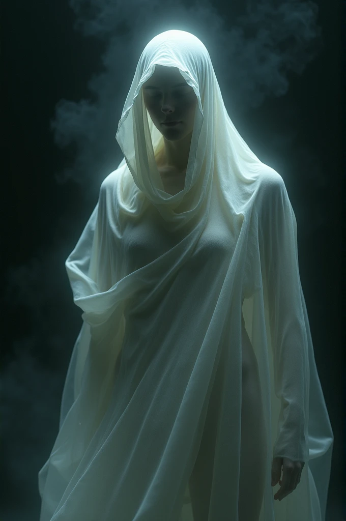 image of a  wrapped in a shroud