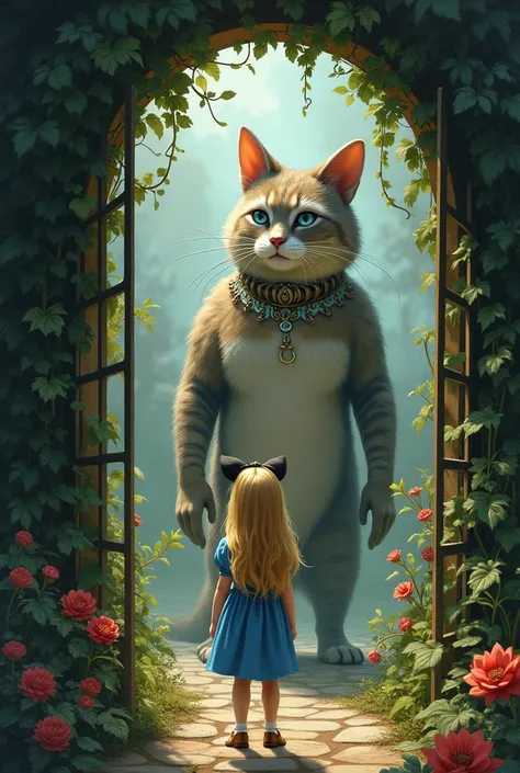 Alice in Wonderland World、Gatekeeper Cat、Alice passes through the gate、The confused garden、interesting、Hilarious