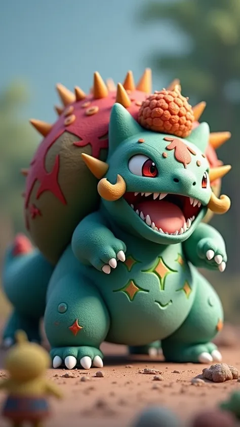 8x, highly detailed, a Venusaur detailed fur, BREAK, (8k:1.0), (hi res:1.0), (masterpiece:1.0), (best quality:1.0), (realistic:1.2), (ph0t0x2:1.0),