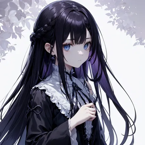 A young lady who combines elements of Victorian Gothic style and anime-style beautiful girls.。The overall style is horror and classical.、 A character with an elegant and mysterious beauty.。 It is a character with a beautiful appearance and a calm personali...