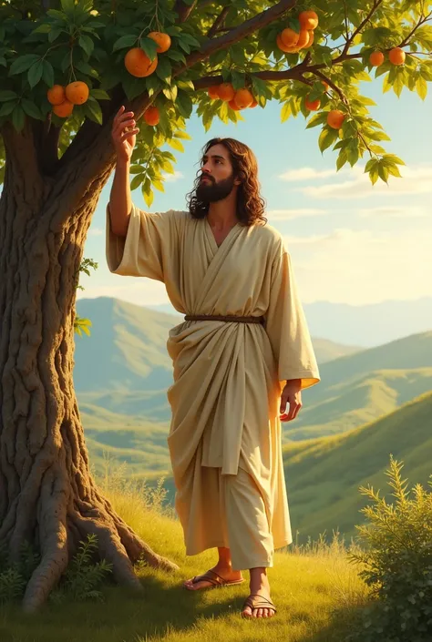 Draw me Jesus harvesting fruit