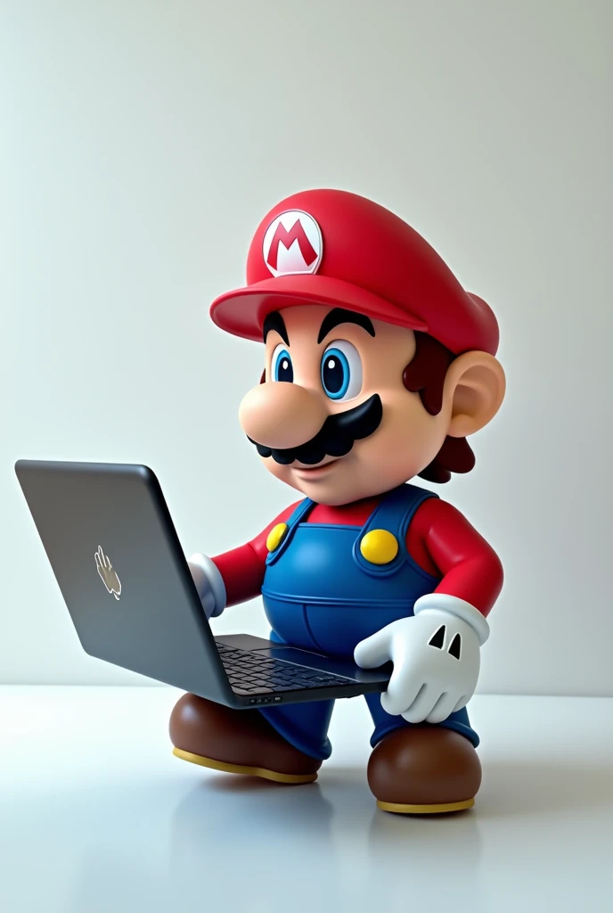 Mario look like a laptop 