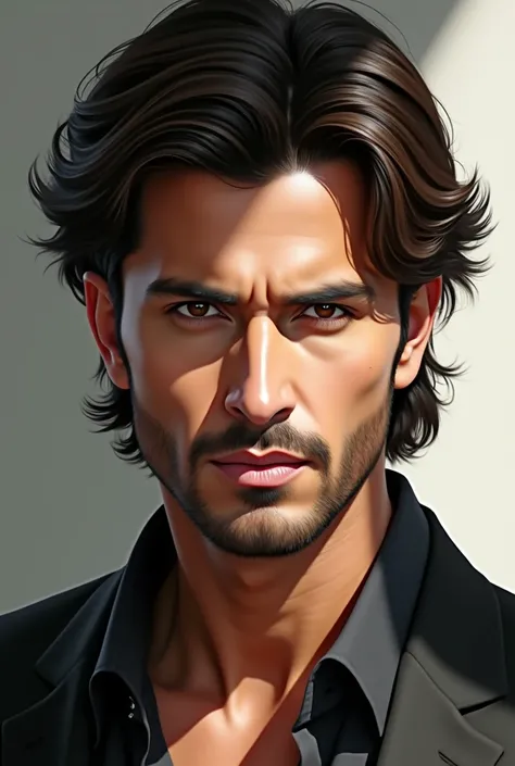 (photorealism: Hrithik Roshan 