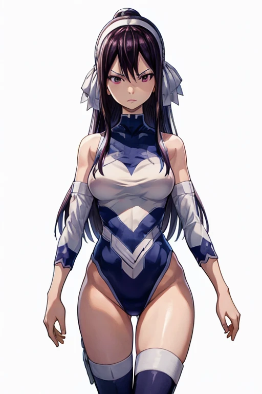 ultear milkovich from anime fairy tail in long sleeve gymnast leotard