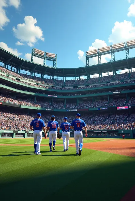 Cubs Wrigley field with modern renovations