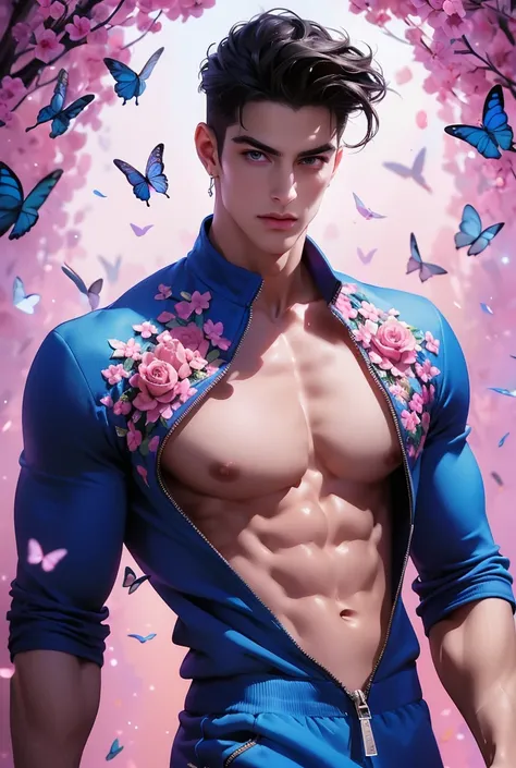 (absurdres, highres, ultra detailed, ultra hd), a strikingly tall handsome muscular american young man, beautiful detailed eyes,...