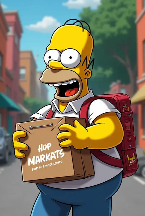 laugh a personalized restaurant delivery package of homer simpson written animafood