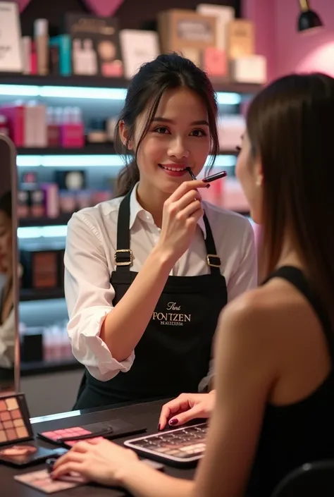 makeup store employee
