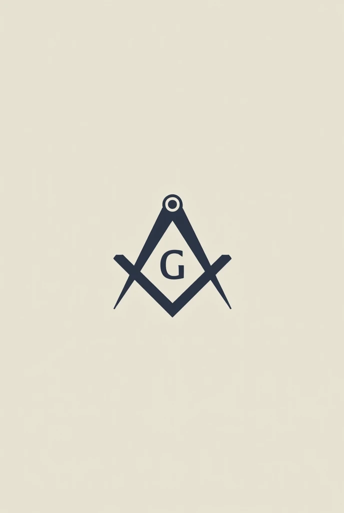 Make a wallpaper for me to use on my cell phone. A very minimalist figure of the Masonic symbol. 