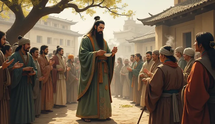 Zhang Jiao of the Three Kingdoms period, prescribe medicine for the poor