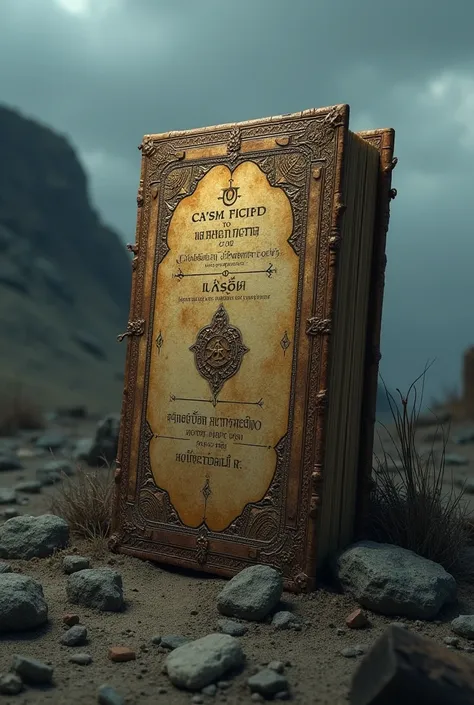 tombstone in the form of a digital book