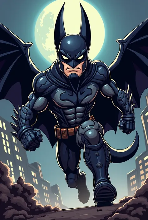 generate an image of a mascot for the BATMAN Gotham Gentlemen team in comic book format 

